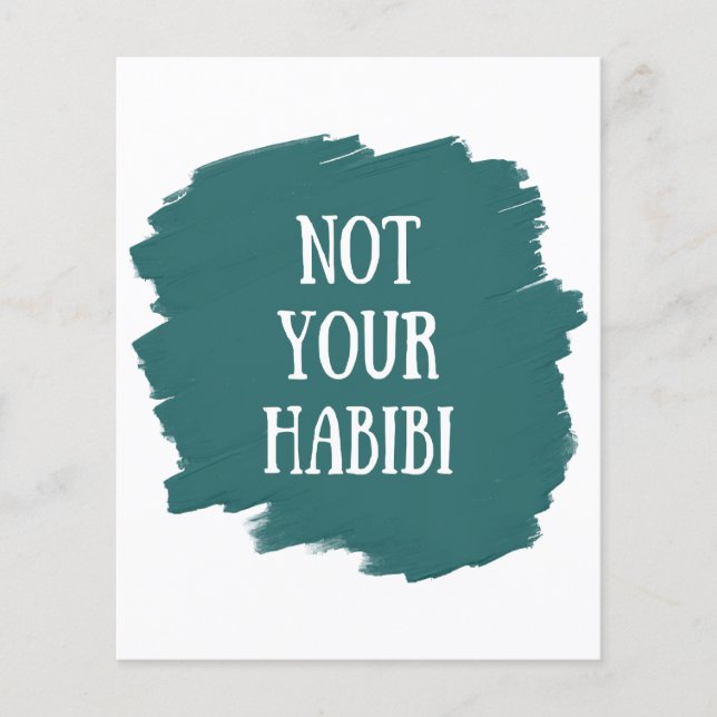 Not Your Habibi (Front)