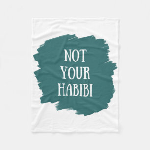 Not Your Habibi Fleece Blanket