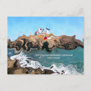 Not Your Normal Nubble Lighthouse Postcard
