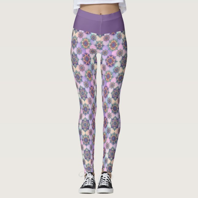 Not Your Ordinary Snowflakes VI Leggings (Front)
