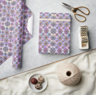 Not Your Ordinary Snowflakes VI Wrapping Paper