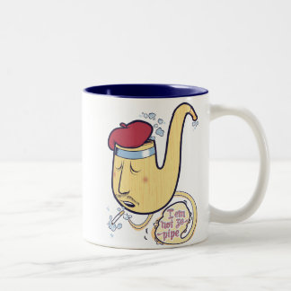 Not ze Pipe Two-Tone Coffee Mug