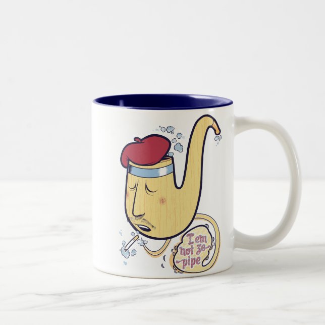 Not ze Pipe Two-Tone Coffee Mug (Right)