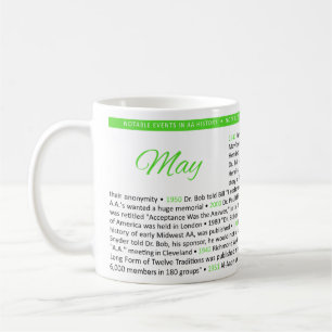Notable Events in AA History Mug - May