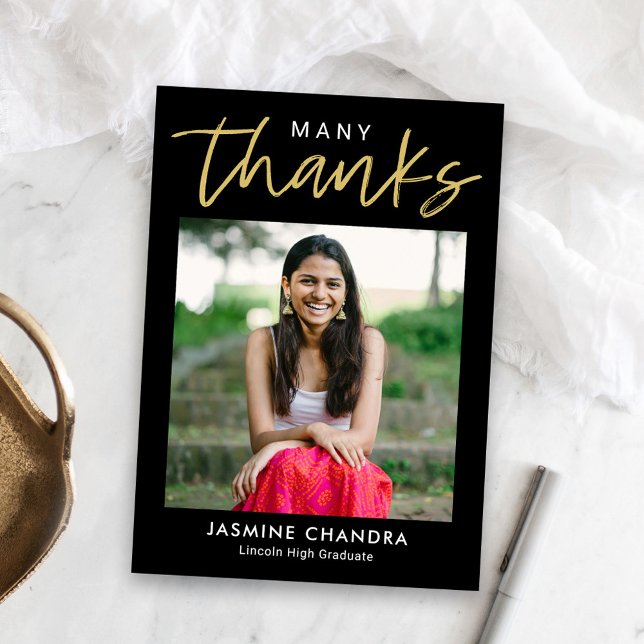 Notably Cool Editable Colour Graduation Thank You Card (Creator Uploaded)