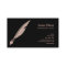 Notary elegant rose gold typography feather pen
