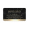 Notary Loan Signing Agent Gold Border Black Marble