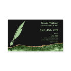 Notary Loan Signing Agent Modern Emerald Green  Bu