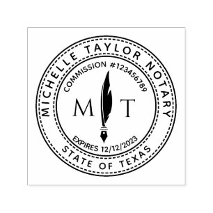 Notary Loan Signing Agent Professional Modern Rubb Self-inking Stamp