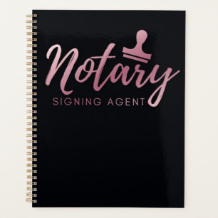 Notary Pink Planner