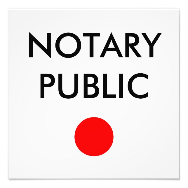Notary Poster (Front)