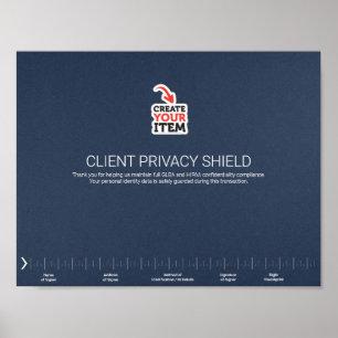 Notary Privacy Guard Shield NNA Journal Right Poster