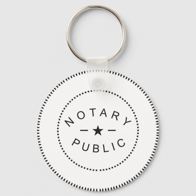 NOTARY PUBLIC ACCESSORIES KEYCHAIN (Front)