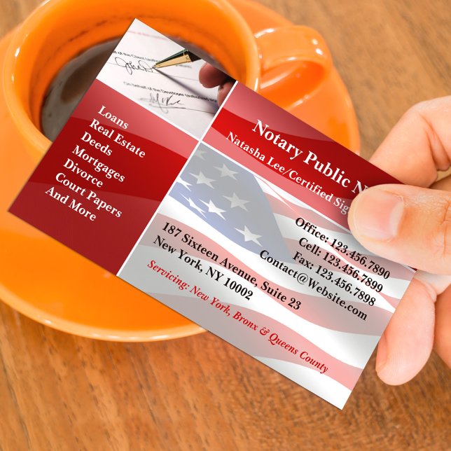 Notary Public Business Card (Creator Uploaded)