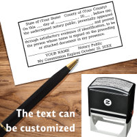 Notary Public Custom Acknowledgment
