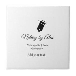 Notary public Loan signing agent add name address Tile