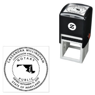 Notary Public Maryland Self-inking Stamp