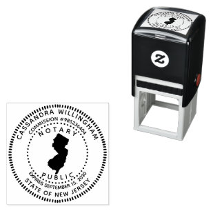 Notary Public New Jersey Self-inking Stamp