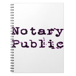 Notary Public Notebook