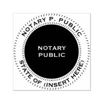 Notary Public Rubber Stamp [NPS01]