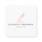 Notary Public Signing Agent Rose Gold Foil Quill