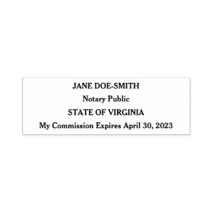 Notary Public Signing Agent Stamp