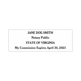 Notary Public Signing Agent Stamp