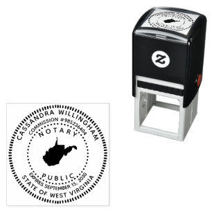 Notary Public West Virginia Self-inking Stamp