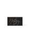 Notary script faux rose gold typography black
