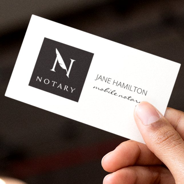 Notary Signing Agent Business Card (Creator Uploaded)