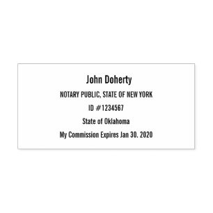 Notary Stamp Easy to Read Right For You   Comm. #