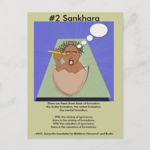 Note #2 Sankhara - from Dependent Arising Postcard