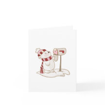 Note aimable Carte de voeux Valentine
