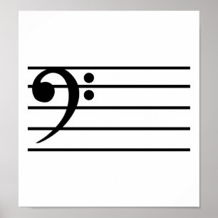 Note Bass Poster