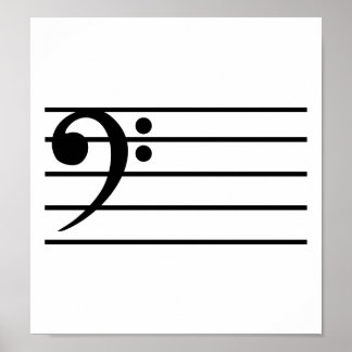 Note Bass Poster