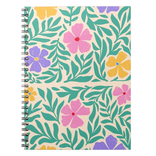 Note book flowers (Front)
