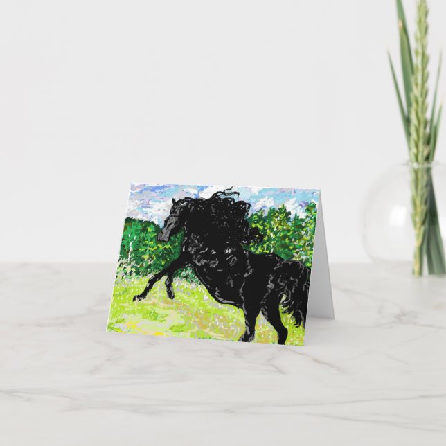 Note Card Black Stallion (Front)