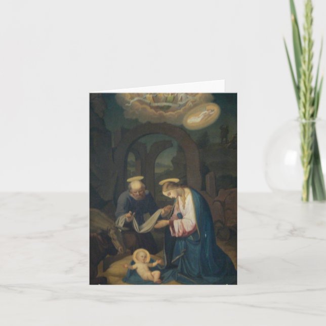 Note Card (Blank/Custom): Birth of Christ (Front)