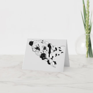 Note Card Blank inside / Dalmatians