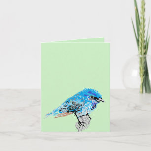 Note card : Blue Bird