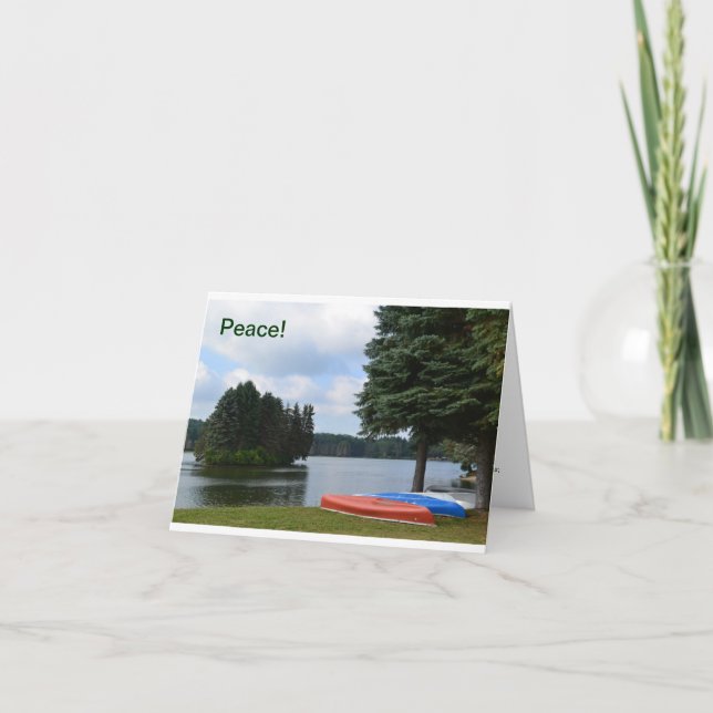 Note card Canoes (Front)