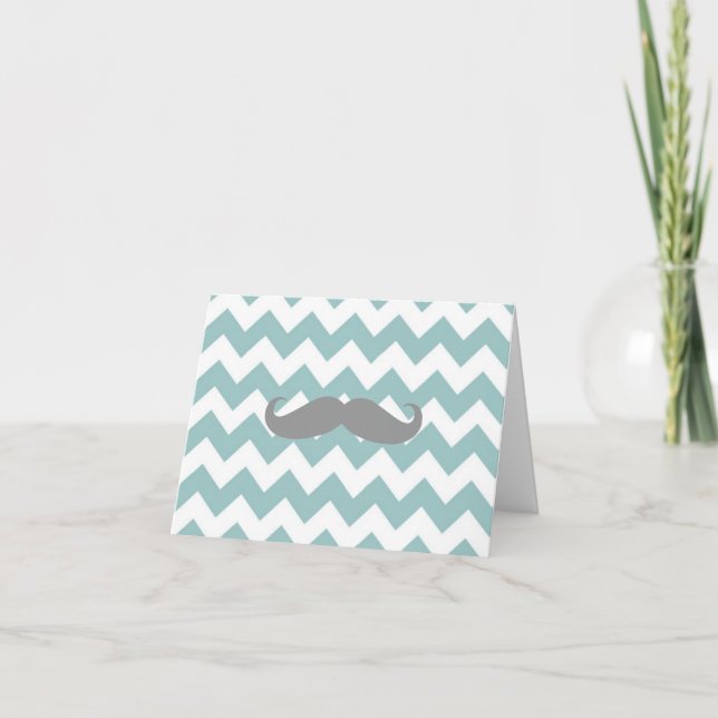 Note Card - Chevron Thank You Note (Front)