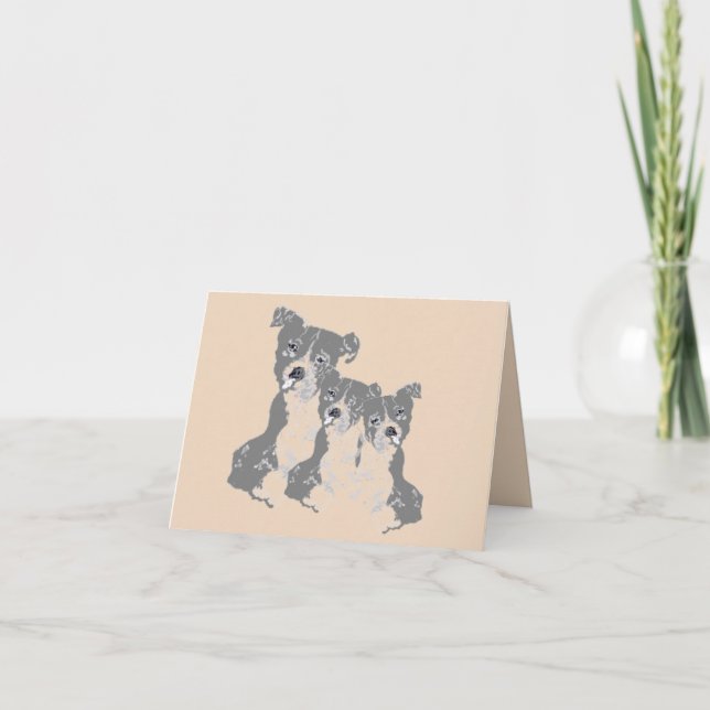 Note Card : Family Pets (Front)