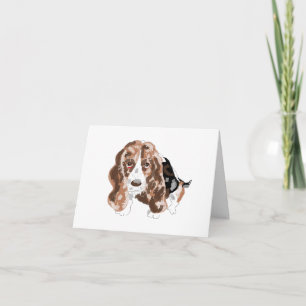 Note Card Hound Dog