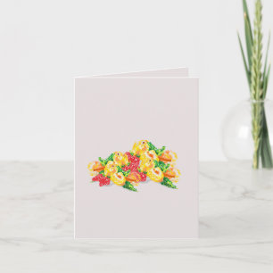 Note Card :  Love  Fruits
