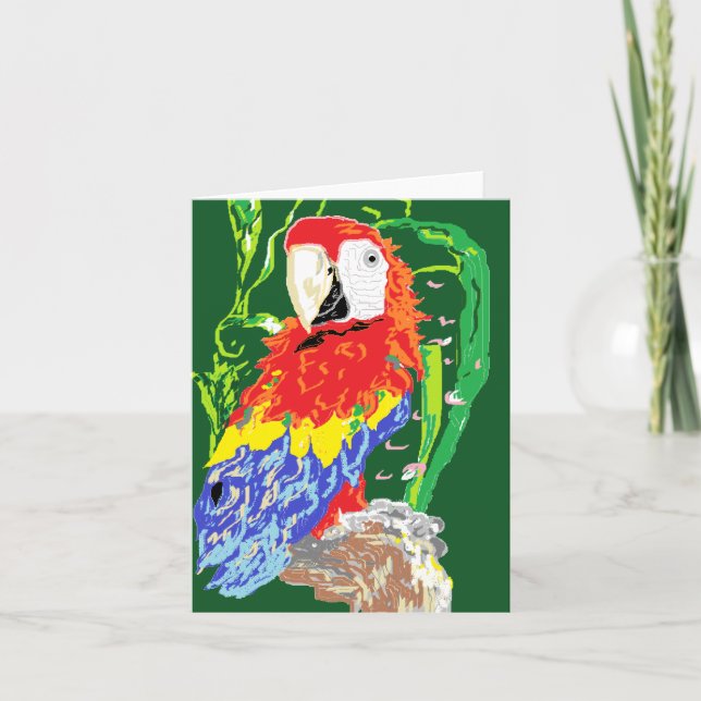 Note Card/ Parrot Card (Front)