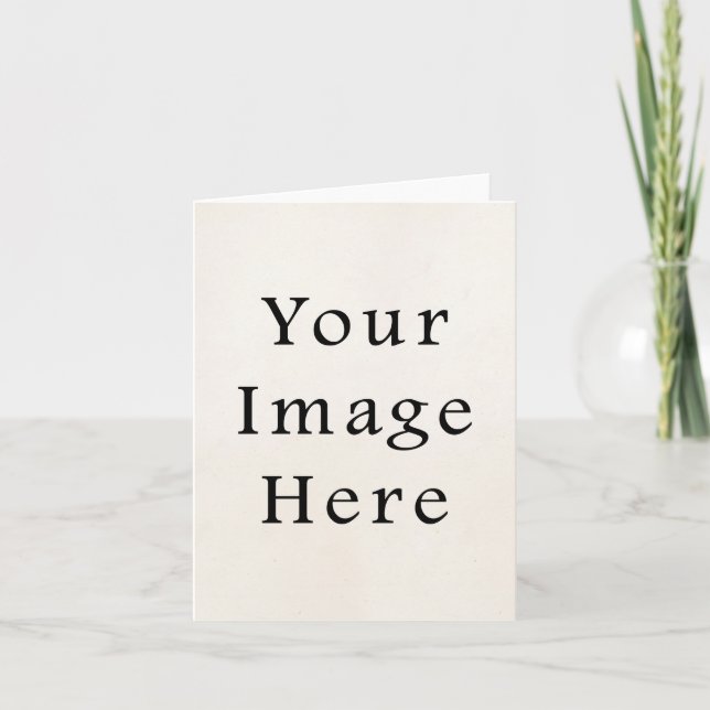 Note Card Personalized 4x5.6 Vertical Cards Blank (Front)