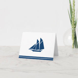 Note Card Sailboat