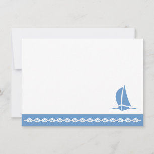 Note Card Sailboat