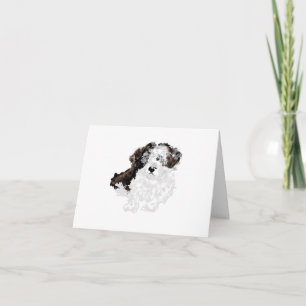 Note card : Shih Tzu puppy